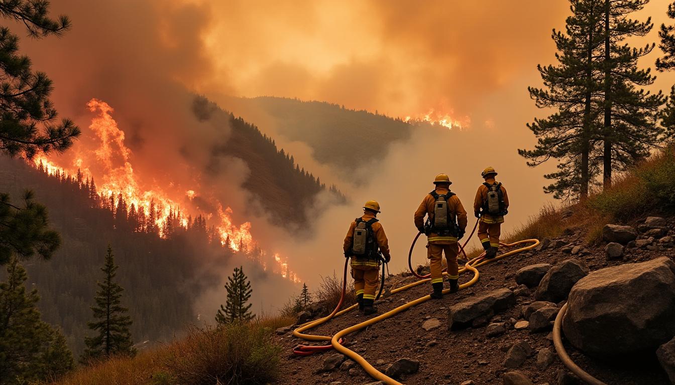 incêndio descontrolado ameaça a região: câmara municipal da covilhã emite alertas urgentes à população para garantir a sua segurança e prevenir danos maiores.